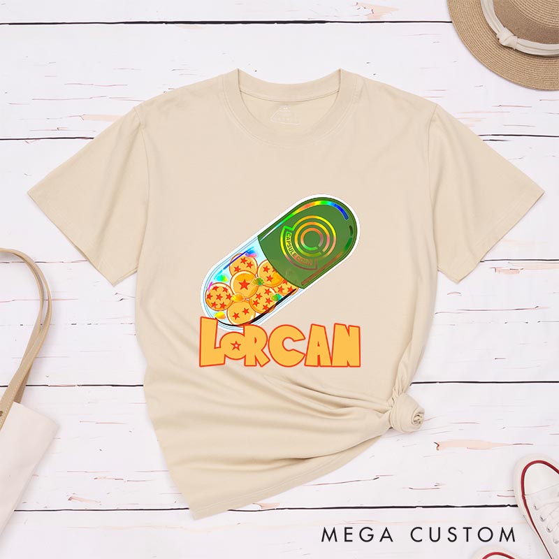 Personalized Dragon Capsule Anime Classic T-Shirts Japanese Manga Comic Tshirt for Anime Lovers