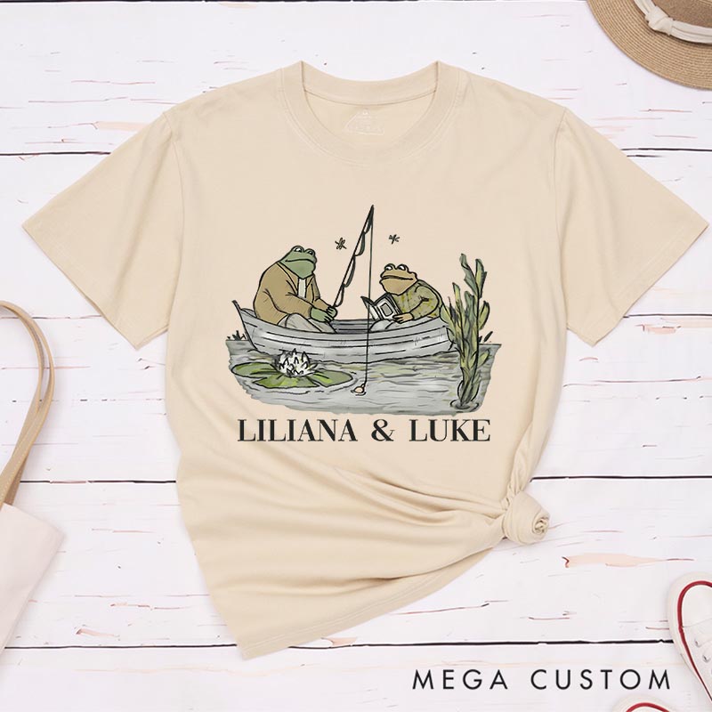 Personalized 90s Frog Artist Classic T-Shirts Retro Vintage Graphic Tshirt Art Lover Illustration Shirt