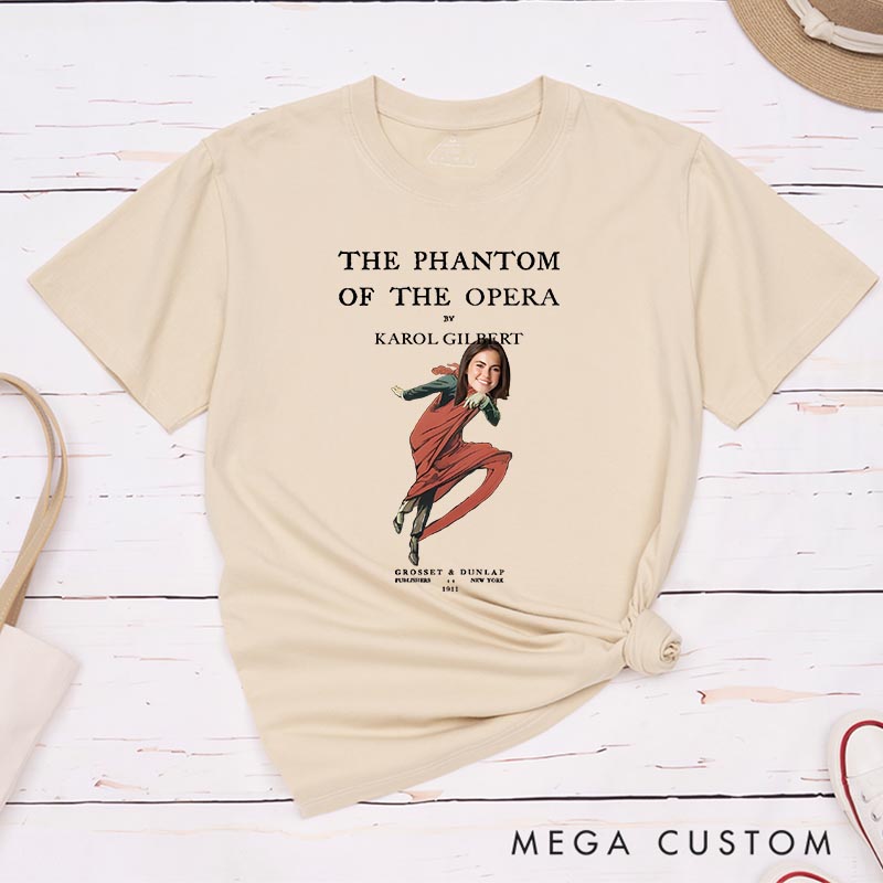 Personalized Funny Phantom Classic T-Shirts for Movie Musical Lover Tshirt Musical Fan