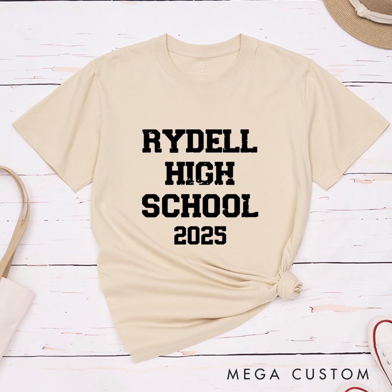 Personalized Rydell High School Classic T-Shirts for Movie Musical Lover Tshirt Musical Fan
