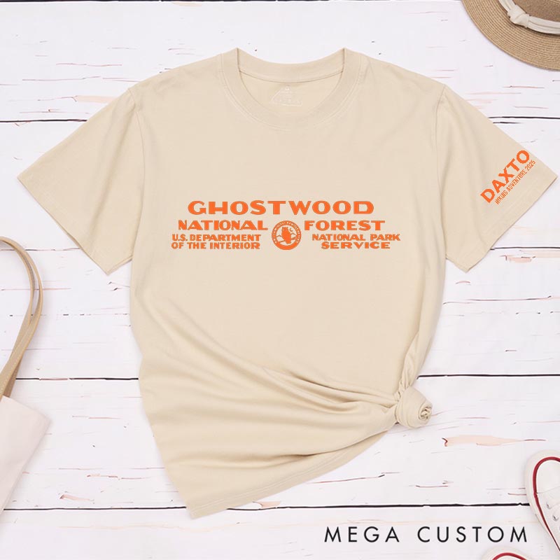 Personalized Ghostwood Park Movie Classic T-Shirts Horror TV Show Tshirt Horror TV Series Shirt