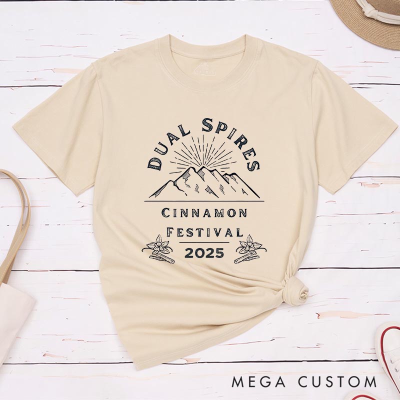 Personalized Dual Spires Festival Classic T-Shirts Detective Movie Tshirt Film Fan Shirt Halloween