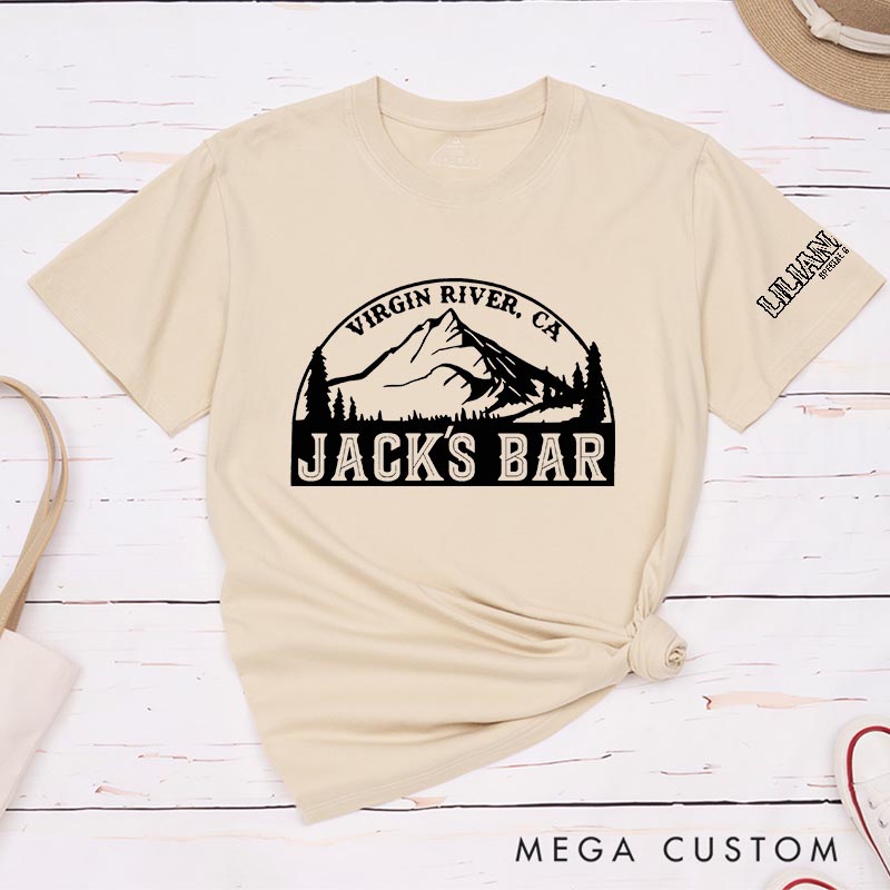 Personalized Jack's Bar Retro TV Show Classic T-Shirts Romantic TV Series Movie Tshirt