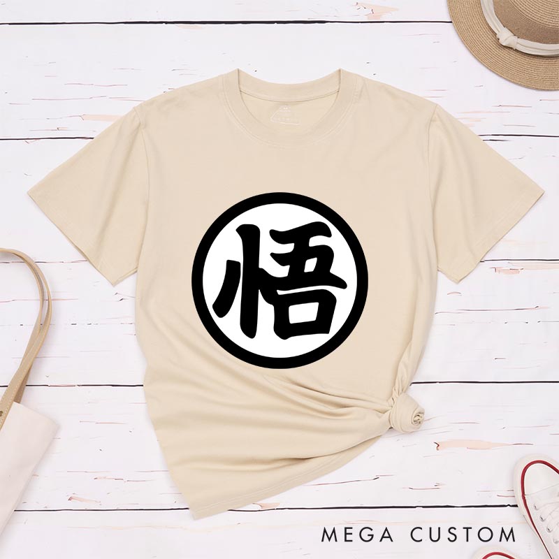 Personalized Retro Anime Sign Classic T-Shirts Japanese Manga Comic Tshirt for Anime Lovers