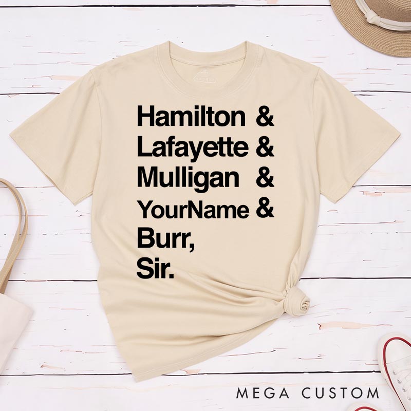 Personalized Musical Names Classic T-Shirts for Musical Lover Tshirt Musical Fan Independence Day