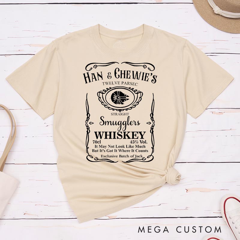 Personalized Smuggler Whiskey Classic T-Shirts Funny Geek Tshirt for Movie Lovers