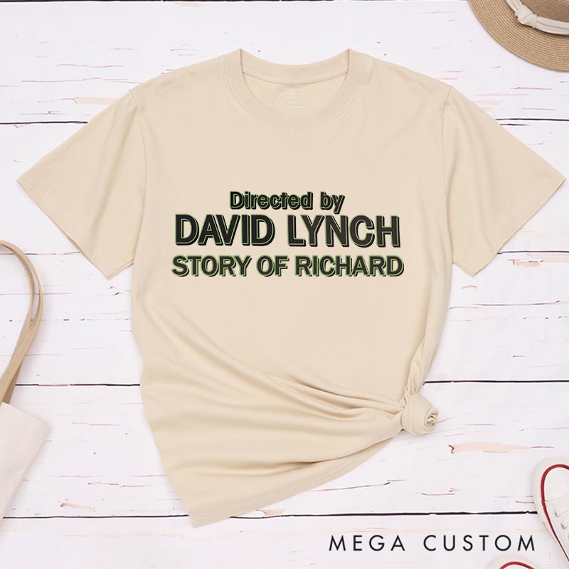 Personalized Vintage Directed By David Classic T-Shirts Horror TV Series Tshirt Horror Movie Shirt