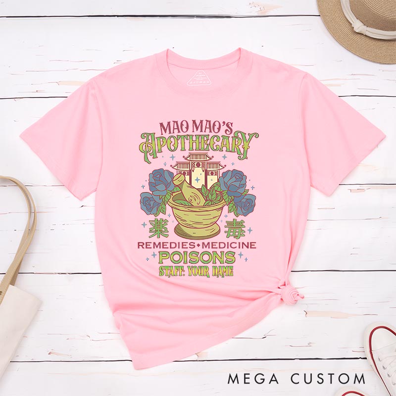 Personalized Apothecary Poisons Classic T-Shirts Japanese Kawaii Manga Comic Tshirt for Anime Lovers