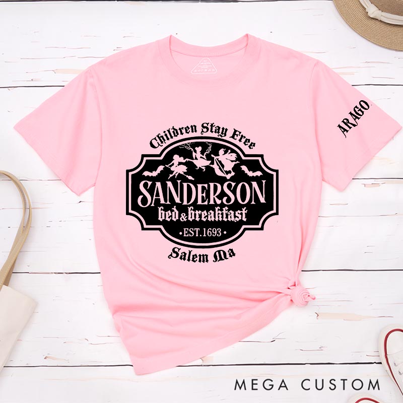 Personalized Vintage Children Stay Free Classic T-Shirts Horror Movie Tshirt Witch Horror Movie Shirt