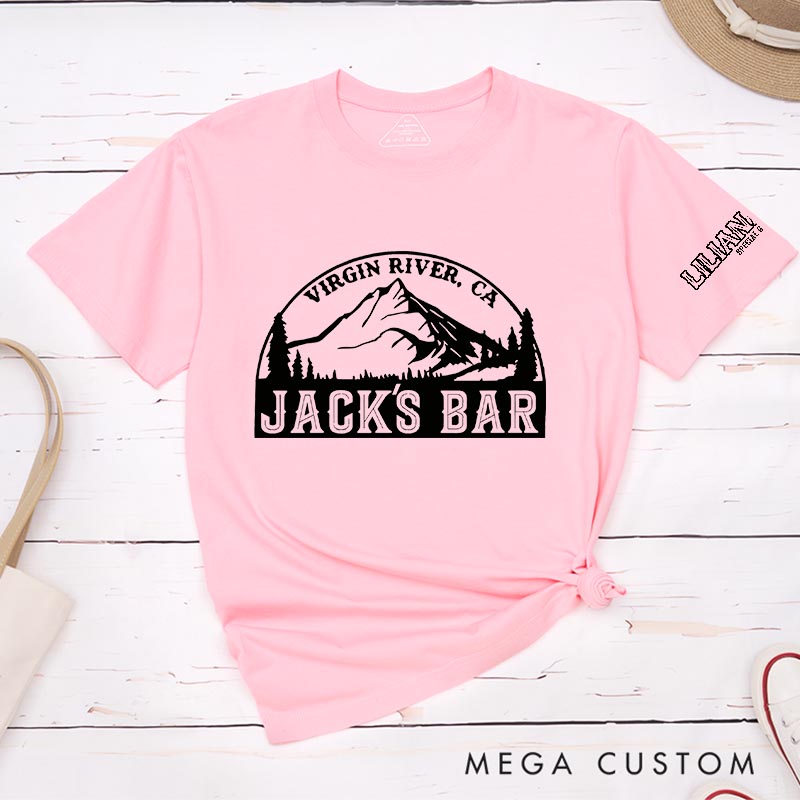 Personalized Jack's Bar Retro TV Show Classic T-Shirts Romantic TV Series Movie Tshirt