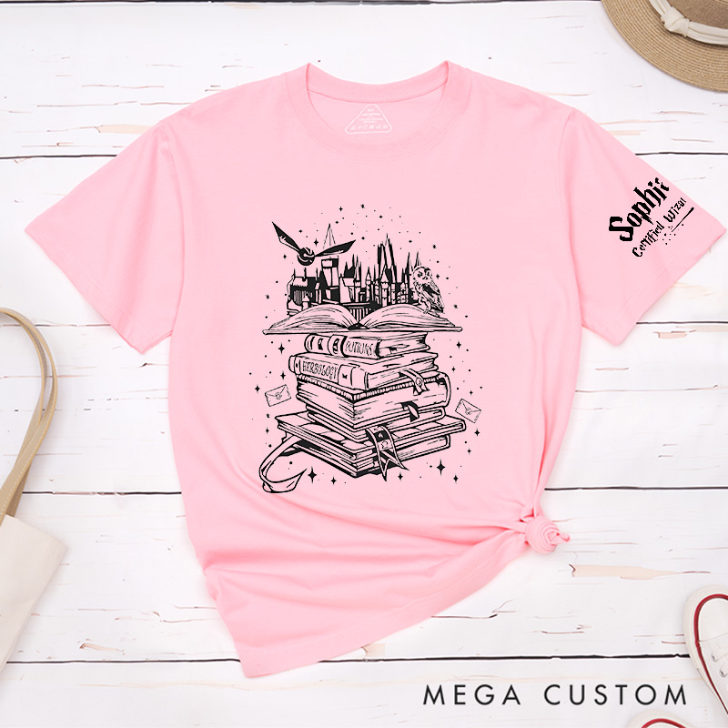 Personalized Fantasy Books Magic Movie Classic T-Shirts Magic Movie and Book Tshirt for Film Lovers Book Worms