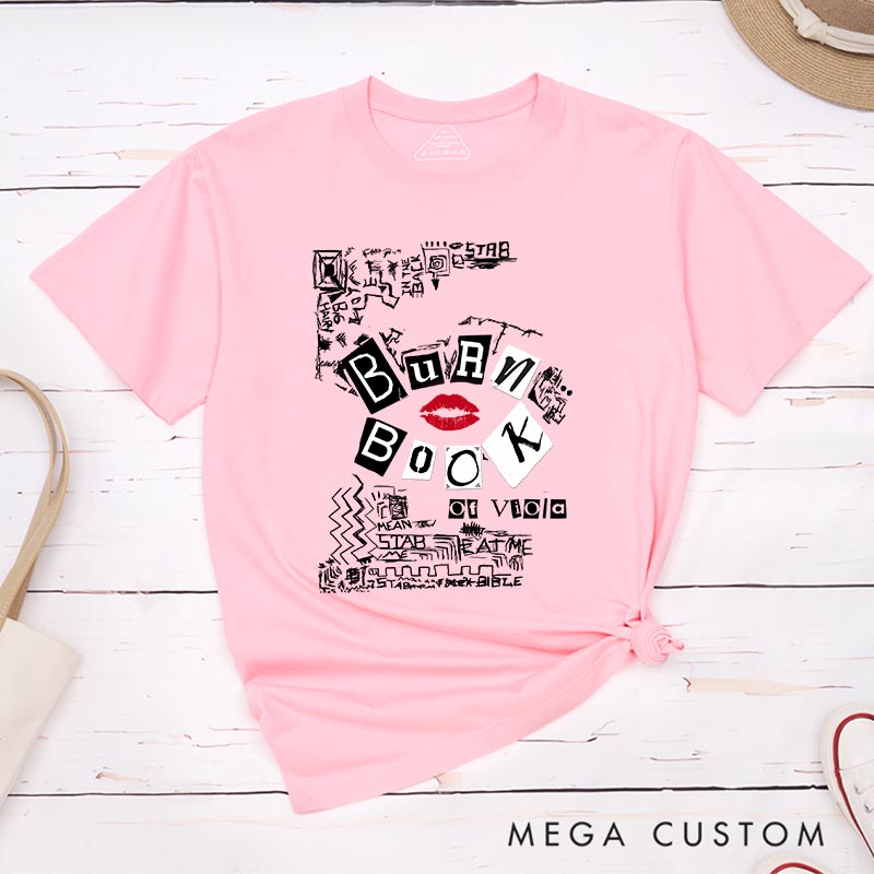 Personalized Pink Book Classic T-Shirts Vintage Movie Tshirt Film Fan Shirt for Her