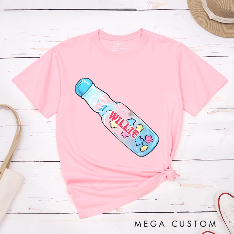 Personalized Star Ramune Classic T-Shirts Japanese Manga Comic Tshirt for Anime Lovers