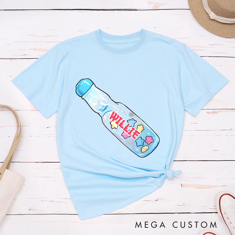 Personalized Star Ramune Classic T-Shirts Japanese Manga Comic Tshirt for Anime Lovers