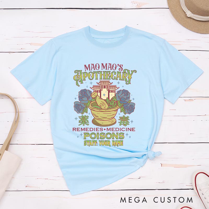 Personalized Apothecary Poisons Classic T-Shirts Japanese Kawaii Manga Comic Tshirt for Anime Lovers