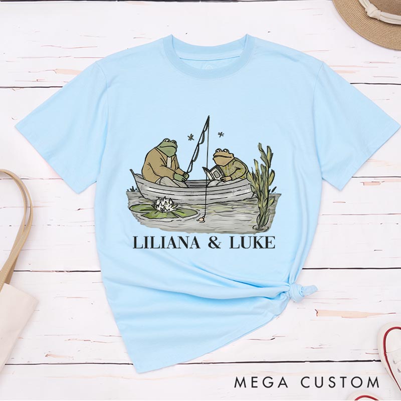 Personalized 90s Frog Artist Classic T-Shirts Retro Vintage Graphic Tshirt Art Lover Illustration Shirt