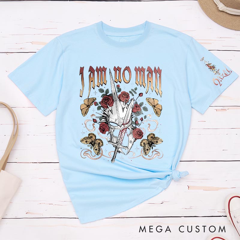 Personalized I Am No Man Movie Classic T-Shirts Fantasy Feminism Movie Tshirt for Movie Lovers