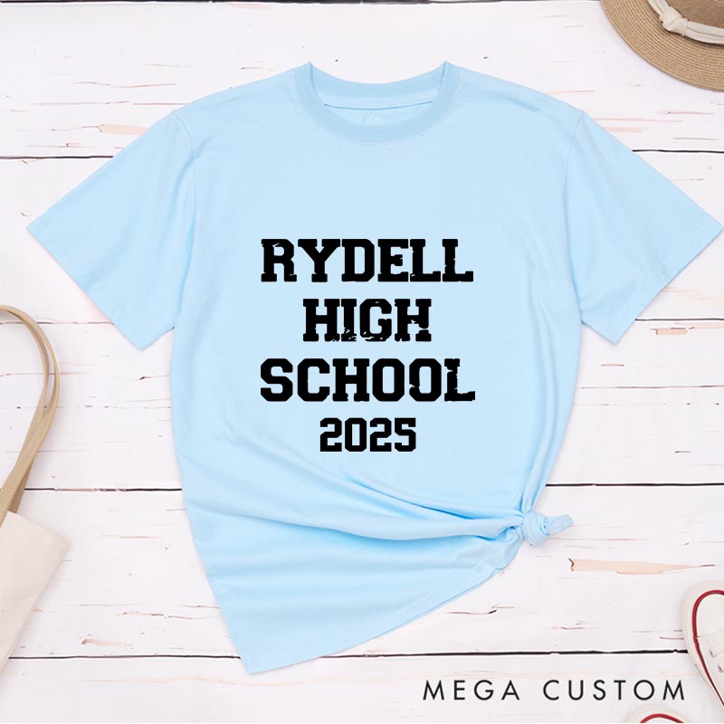 Personalized Rydell High School Classic T-Shirts for Movie Musical Lover Tshirt Musical Fan