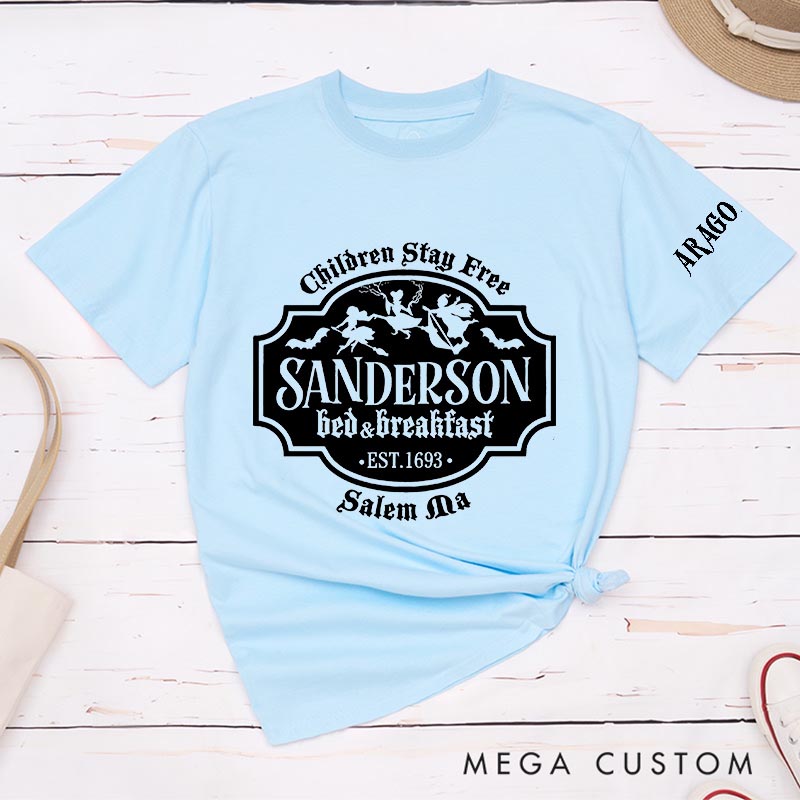 Personalized Vintage Children Stay Free Classic T-Shirts Horror Movie Tshirt Witch Horror Movie Shirt