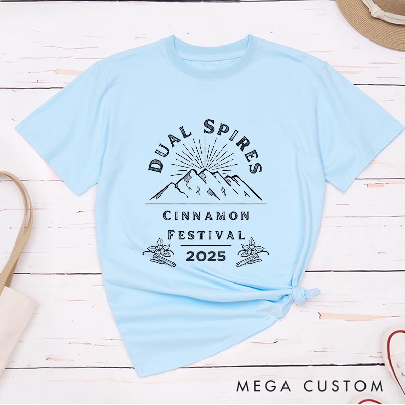 Personalized Dual Spires Festival Classic T-Shirts Detective Movie Tshirt Film Fan Shirt Halloween