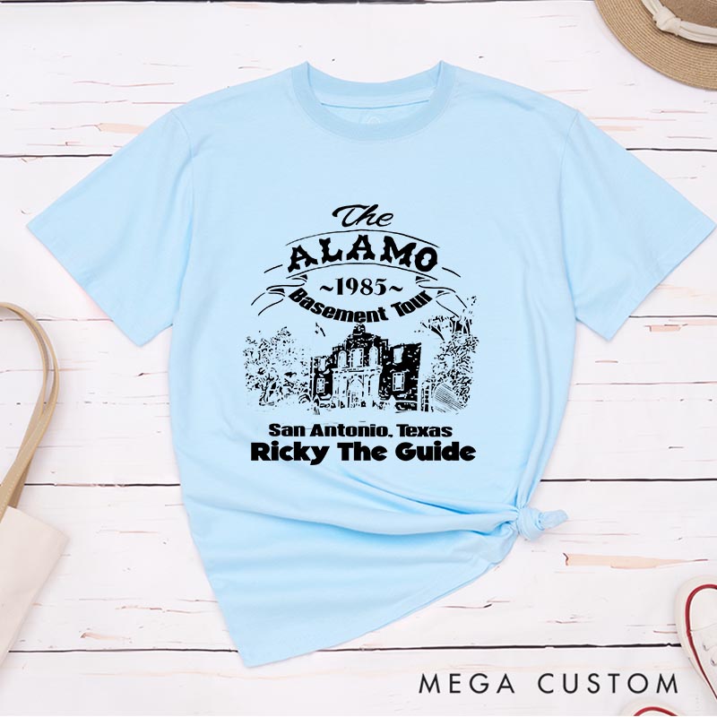 Personalized 1985 Basement Tour Classic T-Shirts Horror Movies Tshirt Film Fan Shirt Halloween