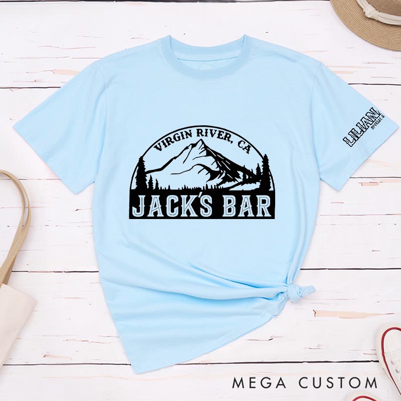 Personalized Jack's Bar Retro TV Show Classic T-Shirts Romantic TV Series Movie Tshirt