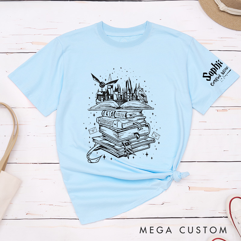 Personalized Fantasy Books Magic Movie Classic T-Shirts Magic Movie and Book Tshirt for Film Lovers Book Worms
