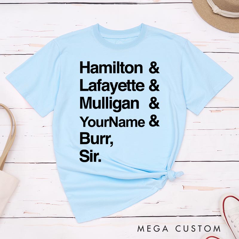 Personalized Musical Names Classic T-Shirts for Musical Lover Tshirt Musical Fan Independence Day