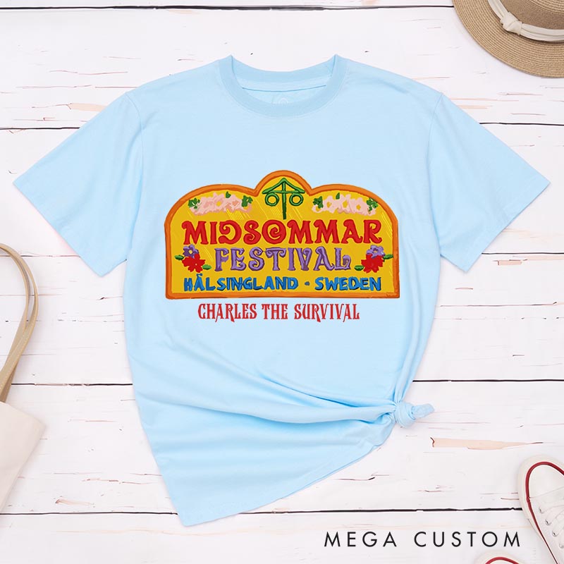 Personalized Midsommar Festival Horror Halloween Classic T-Shirts for Movie TV Show Lovers