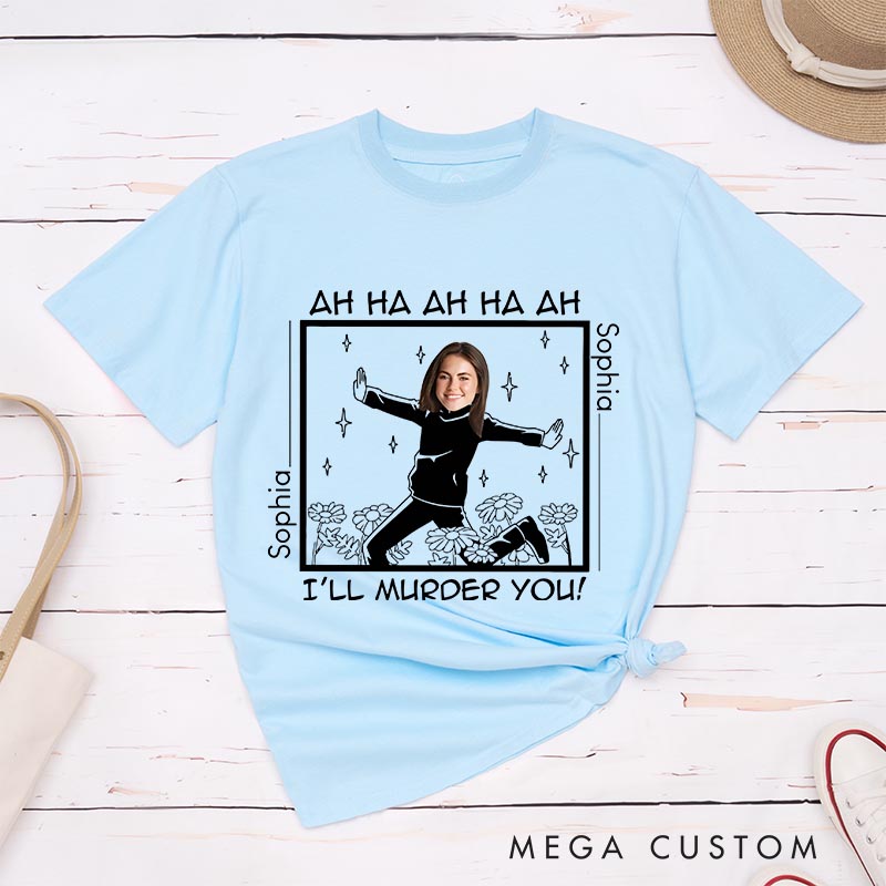 Personalized Cute Anime Classic T-Shirts Japanese Manga Tshirt for Anime Lovers Photo Shirt