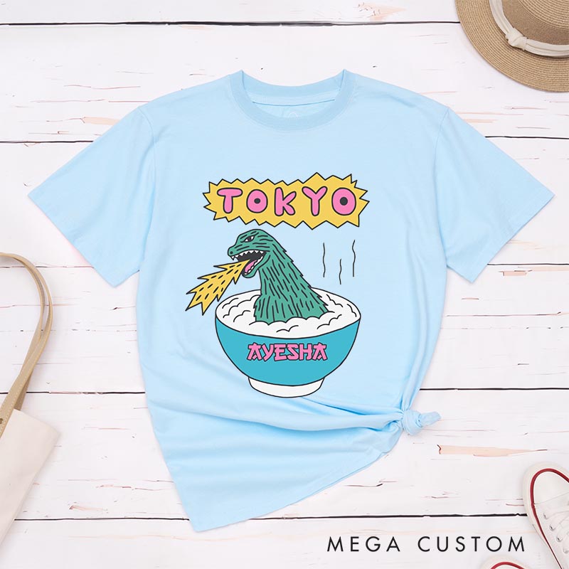 Personalized Tokyo Monster Anime Classic T-Shirts Japanese Vintage Tshirt for Anime Lovers