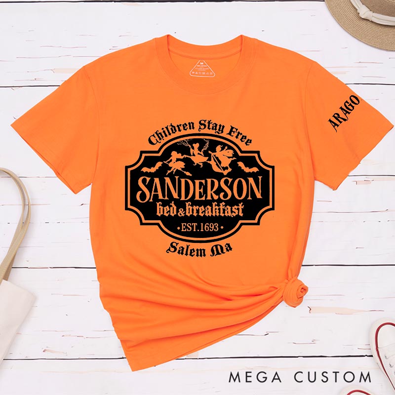 Personalized Vintage Children Stay Free Classic T-Shirts Horror Movie Tshirt Witch Horror Movie Shirt