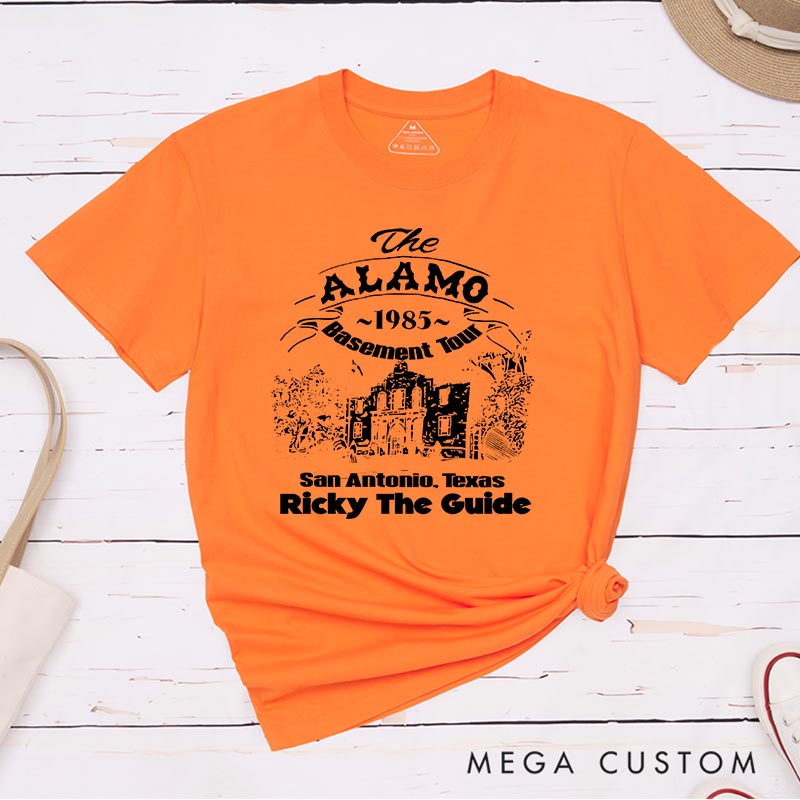 Personalized 1985 Basement Tour Classic T-Shirts Horror Movies Tshirt Film Fan Shirt Halloween