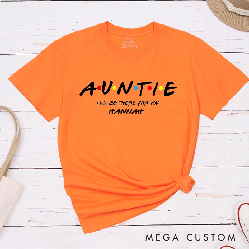 Personalized Auntie Classic T-Shirts TV Show Movie Tshirt TV Series Fan Shirt