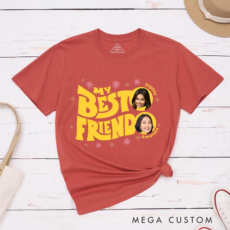Personalized My Besto Friendo Classic T-Shirts Anime Tshirt for Anime Lovers Japanese Manga Fans for Friends and Family