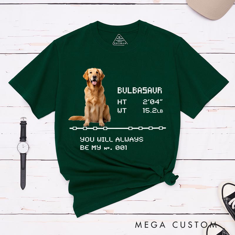Personalized You are No.1 Classic T-Shirts for Dog Mom Dog Dad Gamers Anime Lovers Gaming Shirt Pet Lovers