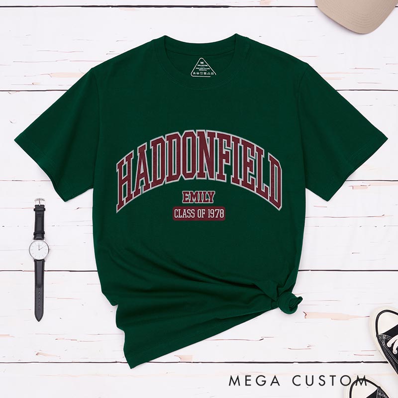 Personalized Haddonfeild Classic T-Shirts Horror Movie Tshirt 80s Halloween Movie Shirt