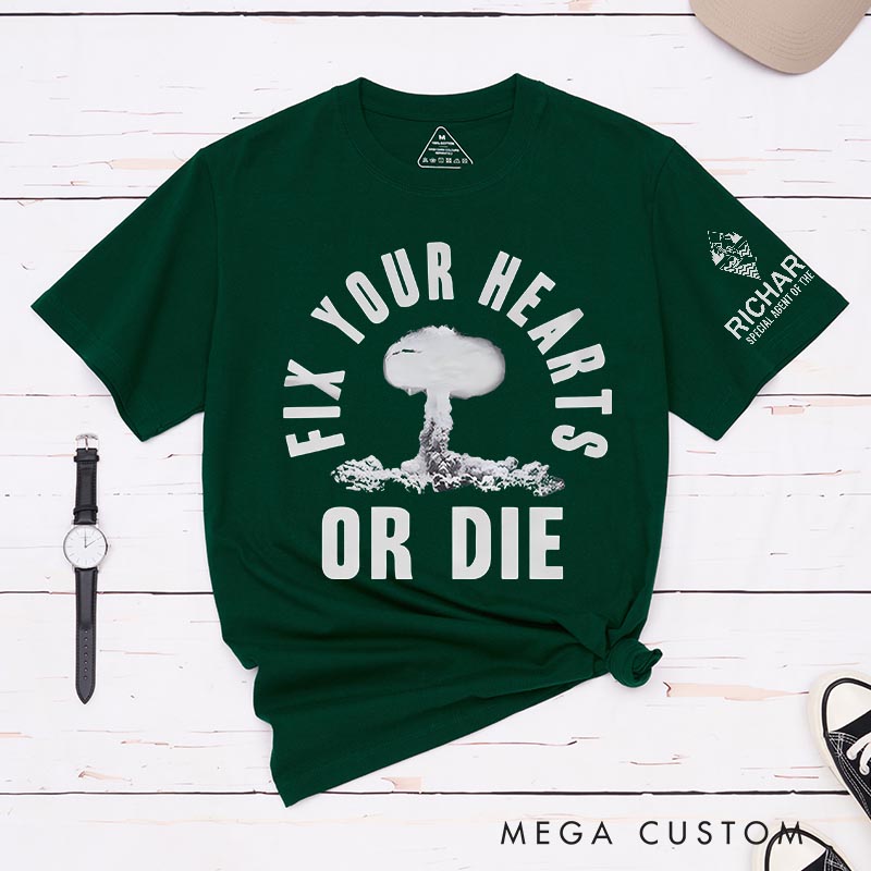 Personalized Fix Your Heart Movie Classic T-Shirts Horror TV Show Tshirt Horror TV Series Shirt