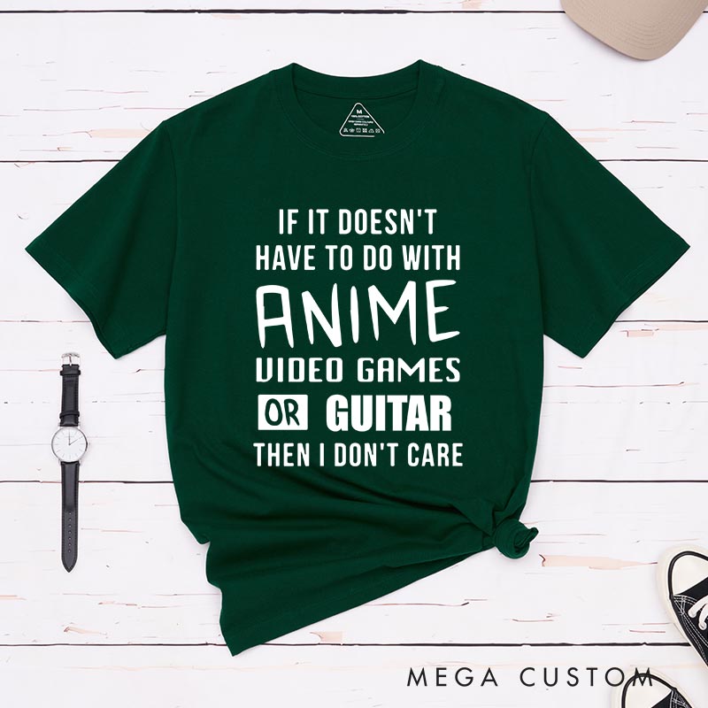 Personalized Anime Classic T-Shirts Game Tshirt Anime Fan Shirt for Geek Nerd