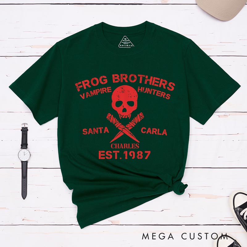 Personalized Vintage Frog Brothers Movie Classic T-Shirts Retro Halloween Film Fan Tshirt