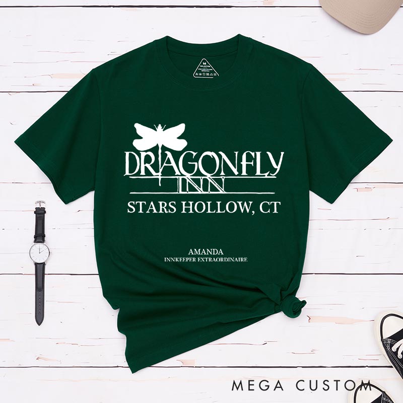 Personalized Dragonfly Lover Classic T-Shirts Movie Tshirt BFF Shirt Shirt for Her