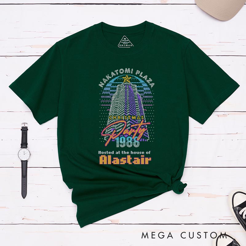 Personalized 1988 Christmas Party Movie Classic T-Shirts Christmas Holiday Tshirt Movie Fan Shirt