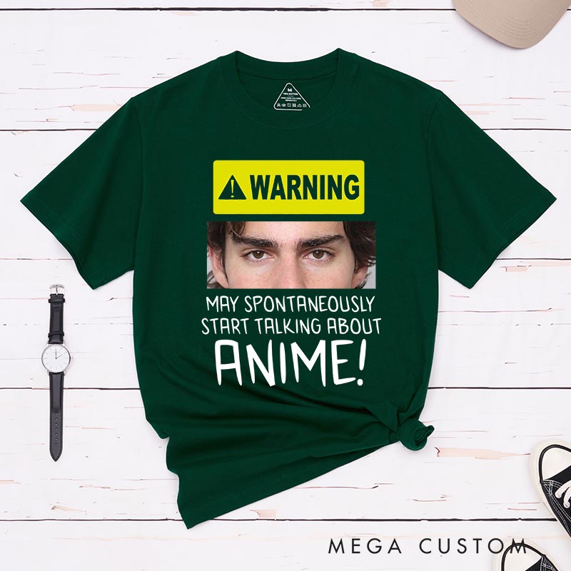Personalized Start Talking About Anime Classic T-Shirts Nerdy Japanese Manga Comic Tshirt for Anime Lovers