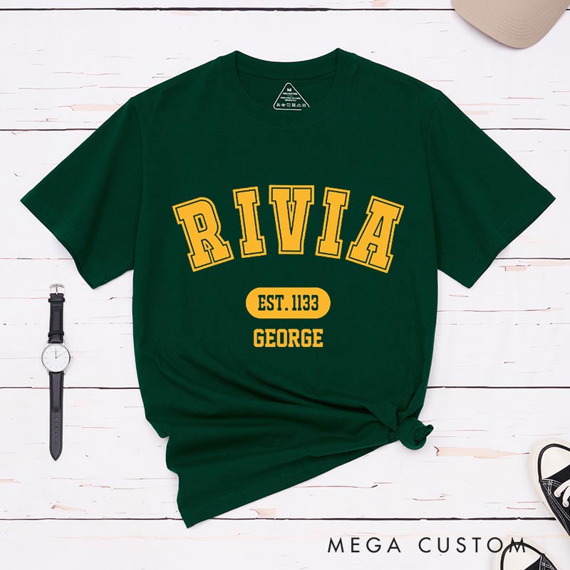 Personalized Rivia University Witcher Classic T-Shirts Video Game Tshirt Geek Gaming Nerd Shirt