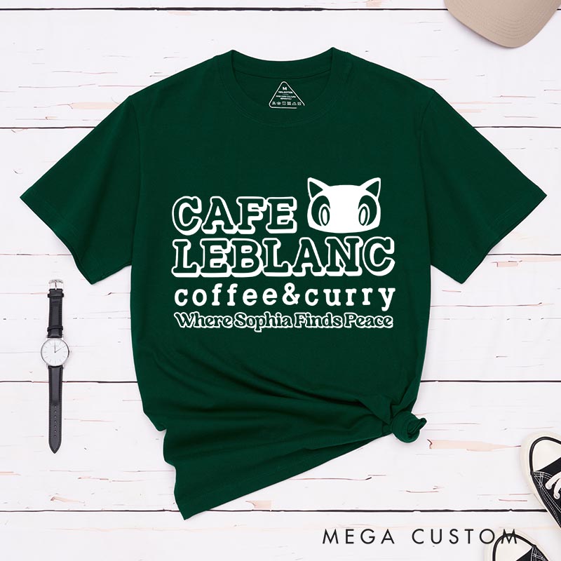 Personalized Curry Cafe Game Classic T-Shirts JRPG Phantom Theives Video Game Tshirt Fantasy Game Shirt
