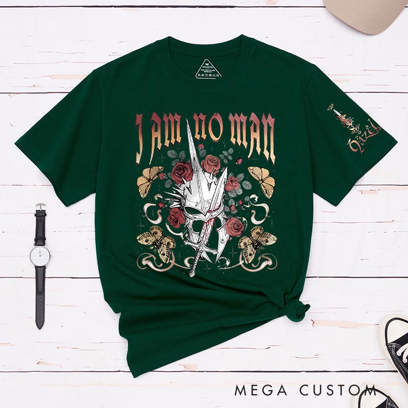Personalized I Am No Man Movie Classic T-Shirts Fantasy Feminism Movie Tshirt for Movie Lovers
