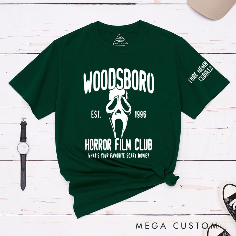 Personalized Horror Film Club Classic T-Shirts Horror Movie Tshirt Vintage Horror Movie Shirt