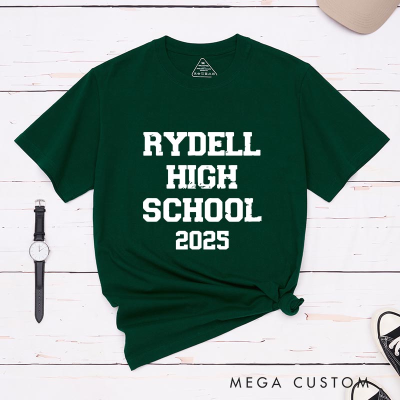 Personalized Rydell High School Classic T-Shirts for Movie Musical Lover Tshirt Musical Fan
