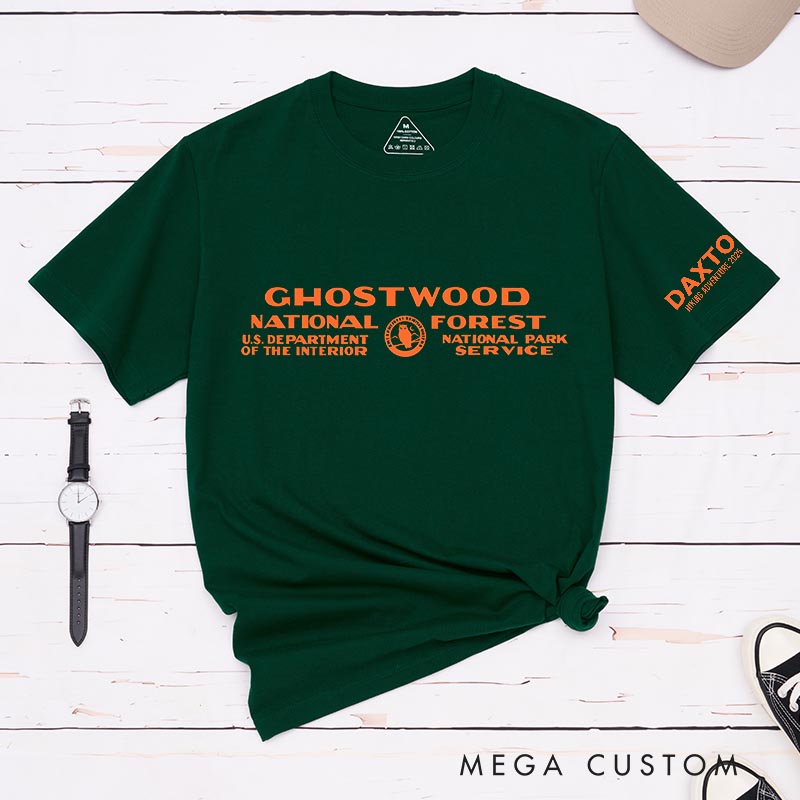 Personalized Ghostwood Park Movie Classic T-Shirts Horror TV Show Tshirt Horror TV Series Shirt
