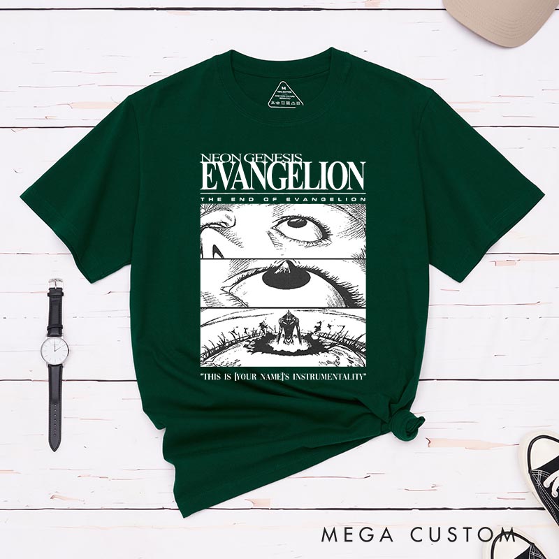 Personalized the End Anime Classic T-Shirts Japanese Mecha Anime Series Manga Tshirt Comic Shirt for Anime Lovers